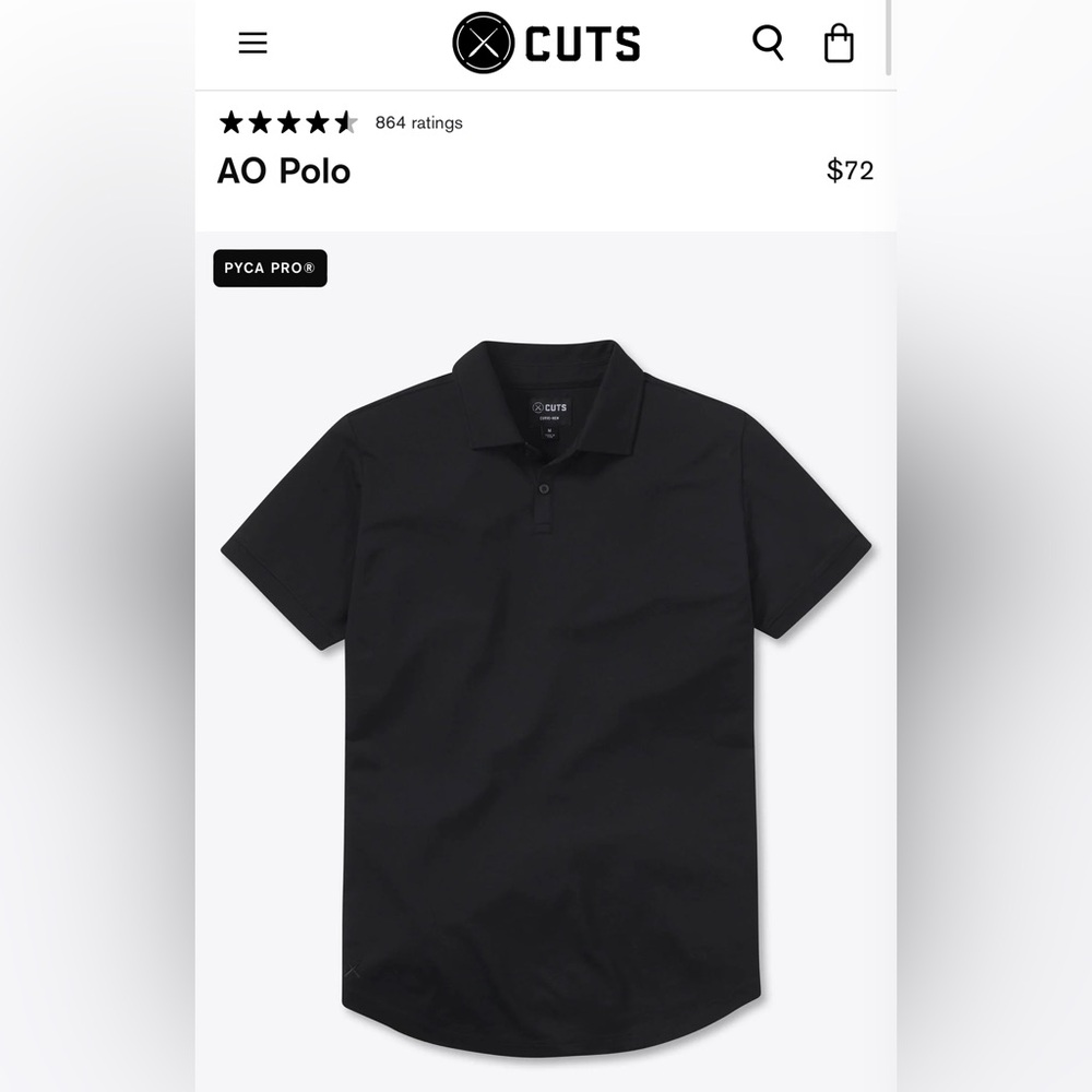 Cuts Clothing AO Polo - Blue